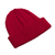 100% alpaca knit hat, 'Comfy in Red' - Crimson Red 100% Alpaca Soft Cable Knit Hat from Peru (image 2e) thumbail