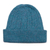 100% alpaca knit hat, 'Comfy in Blue' - Robin's Egg Blue 100% Alpaca Soft Cable Knit Hat from Peru