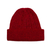 100% alpaca knit hat, 'Comfy in Burgundy' - Cranberry Red 100% Alpaca Soft Cable Knit Hat from Peru
