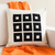 Wool cushion cover, 'Chic Windows' - Handwoven Square Pattern Wool Cushion Cover from Peru (image 2) thumbail