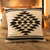 Wool cushion cover, 'Symmetric Diamond' - Diamond Pattern Wool Cushion Cover from Peru thumbail