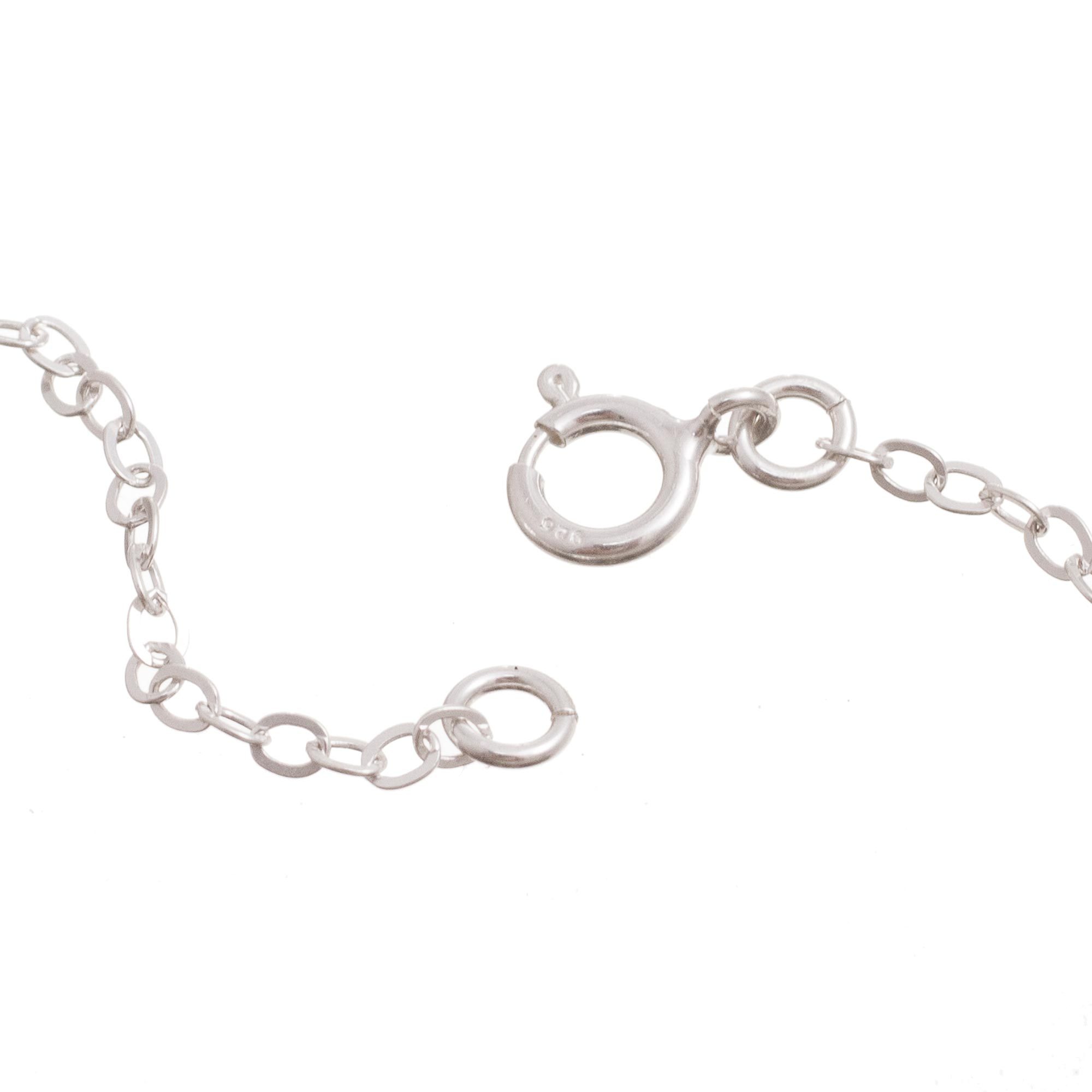 Sterling Silver Circle and Pendulum Pendant Necklace Pendulum Hoop