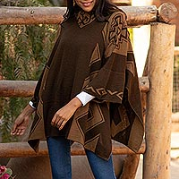 Featured review for Alpaca blend poncho, Inca Style