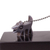Aluminum sculpture, 'Sunday Walks' - Dog-Themed Original Aluminum Sculpture from Peru (image 2e) thumbail