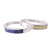 Sodalite and serpentine band rings, 'Dual Enchantment' (pair) - Sodalite and Serpentine Band Rings (Pair) thumbail