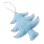 Wool ornaments, 'Vibrant Trees' (set of 4) - Assorted Wool Tree Ornaments from Peru (Set of 4)