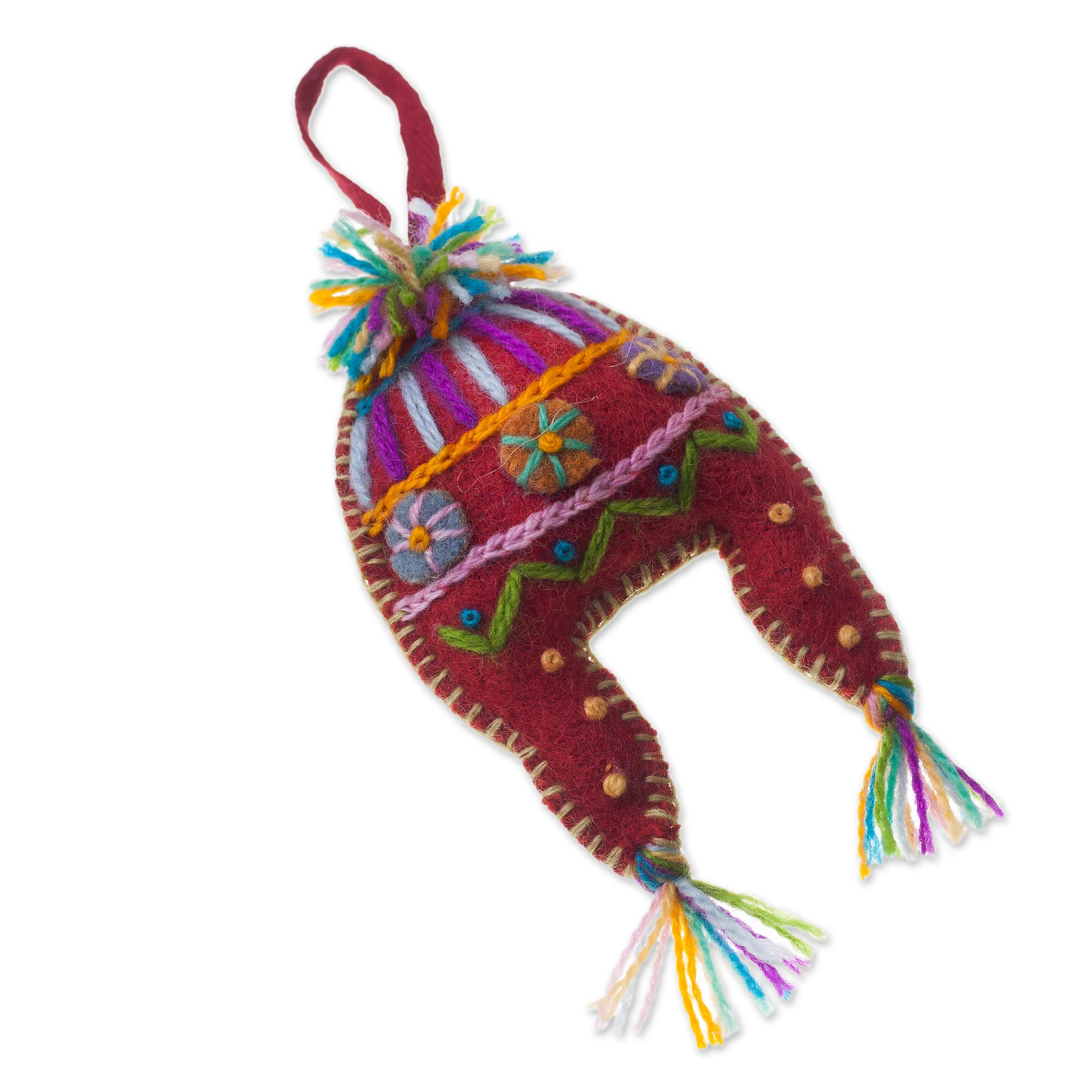 UNICEF Market | Wool Chullo Hat Ornaments from Peru (Set of 4 ...