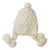 100% alpaca hat, 'Diamond Elegance in Alabaster' - Diamond Pattern 100% Alpaca Knit Hat in Alabaster from Peru