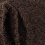 100% alpaca mittens, 'Diamond Elegance in Espresso' - Diamond Pattern 100% Alpaca Mittens in Espresso from Peru