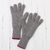 Reversible 100% alpaca gloves, 'Crimson Smoke' - Crimson and Smoke 100% Alpaca Gloves from Peru (image 2g) thumbail