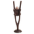 Escultura de madera, 'Sloth' - Escultura de perezoso de madera de cedro tallada a mano del Perú