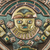Copper and bronze relief panel, 'Ruler of Sipan' - Andean Relief Panel in Copper and Bronze with Gemstones (image 2b) thumbail