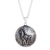 Sterling silver pendant necklace, 'Llama Medallion' - Llama-Themed Sterling Silver Pendant Necklace from Peru thumbail
