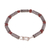 Jasper beaded bracelet, 'Columns' - Spiral Motif Jasper Beaded Bracelet from Peru (image 2d) thumbail