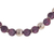 Amethyst beaded bracelet, 'Elegant Glam' - Natural Amethyst Beaded Bracelet from Peru (image 2f) thumbail