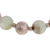 Opal beaded bracelet, 'Opal Elegance' - Opal and Sterling Silver Beaded Bracelet from Peru