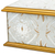Reverse-painted glass decorative box, 'Golden Treasure' - Gold-Tone Reverse-Painted Glass Decorative Box from Peru (image 2e) thumbail