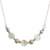 Opal beaded pendant necklace, 'Round Sophistication' - Natural Opal Beaded Necklace from Peru (image 2c) thumbail