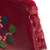 Leather coin purse, 'Floral Keeper in Cherry' - Floral Leather Coin Purse in Cherry from Peru (image 2f) thumbail