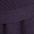 Alpaca blend shawl, 'Andean Delight in Eggplant' - Knit Alpaca Blend Shawl in Eggplant from Peru (image 2g) thumbail