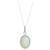 Opal pendant necklace, 'Oval Artist' - Oval Opal Pendant Necklace Crafted in Peru (image 2c) thumbail