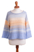 Cotton blend pullover, 'Sunset in Spring' - Ombre Fade Knit Cotton Blend Pullover Sweater from Peru (image 2a) thumbail