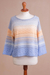 Cotton blend pullover, 'Sunset in Spring' - Ombre Fade Knit Cotton Blend Pullover Sweater from Peru (image 2b) thumbail