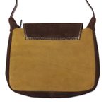Wool accented suede sling, 'Fun Travels' - Wool Accented Suede Sling from Peru