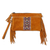 Wool accented suede handbag, 'Golden Brown Fringe' - Fringed Wool Accented Suede Handbag in Golden Brown (image 2b) thumbail