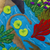 Patchwork-Wandbehang aus Baumwollmischung - Patchwork-Wandbehang aus Baumwollmischung mit Dinosaurier-Motiv