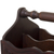 Wood and leather magazine rack, 'Colonial Vines' - Colonial Pattern Wood and Leather Magazine Rack from Peru (image 2d) thumbail
