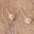 Sterling silver drop earrings, 'Seductive Spirals' - Modern Spiral Sterling Silver Drop Earrings from Peru (image 2b) thumbail