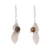Tiger's eye jewelry set, 'Acorns and Leaves' (set of 3) - Sterling Silver Leaves Tiger's Eye Necklace and Earrings Set (image 2e) thumbail