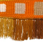 Wool tapestry, 'Mountain Abstraction' - Handwoven Earth-Tone Abstract Wool Tapestry from Peru