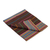 Alpaca blend throw, 'Andean Festivity in Espresso' - Colorful Striped Alpaca Blend Throw in Espresso from Peru (image 2a) thumbail