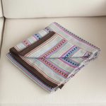 Alpaca blend throw, 'Smoke Beauty' - Grey and Multicolored Alpaca Blend Throw from Peru