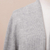 Alpaca blend cardigan, 'Comfortable Stroll in Grey' - Grey Long Sleeve Shawl Collar Alpaca Blend Knit Cardigan (image 2d) thumbail