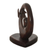 Wood sculpture, 'Vicuña Protection' - Mother and Child Wood Vicuña Sculpture from Peru (image 2d) thumbail