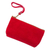 Wool accented suede wristlet, 'Traditional Window' - Wool Accented Crimson Suede Wristlet from Peru (image 2b) thumbail