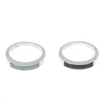 Sodalite and amazonite band rings, 'Dual Enchantment' (pair) - Sodalite and Amazonite Band Rings from Peru (Pair)