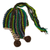 Alpaca blend chullo hat, 'Fun Forest' - Crocheted Alpaca Blend Chullo Hat in Green from Peru