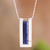 Sodalite pendant necklace, 'Contemporary Minimalist' - Modern Sodalite Pendant Necklace Crafted in Peru (image 2) thumbail