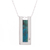 Chrysocolla pendant necklace, 'Contemporary Minimalist' - Modern Chrysocolla Pendant Necklace Crafted in Peru (image 2c) thumbail