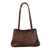 Leather shoulder bag, 'Stylish in Brown' - Versatile Hand Crafted Brown Leather Shoulder Bag (image 2a) thumbail