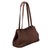 Leather shoulder bag, 'Stylish in Brown' - Versatile Hand Crafted Brown Leather Shoulder Bag (image 2c) thumbail