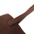 Leather shoulder bag, 'Stylish in Brown' - Versatile Hand Crafted Brown Leather Shoulder Bag (image 2d) thumbail