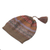 100% alpaca hat, 'Inca Earth' - Earth-Tone 100% Alpaca Knit Hat from Peru (image 2f) thumbail