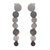 Sterling silver dangle earrings, 'Connect the Dots' - Contemporary Sterling Silver Dangle Earrings (image 2a) thumbail