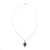 Chrysocolla pendant necklace, 'Miraflores Muse' - Chrysocolla and Sterling Silver Pendant Necklace