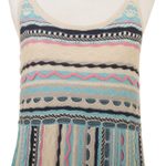 Knit cotton maxi dress, 'Bohemian Princess' - Cotton Knit Maxi Dress in Ivory and Pastel Stripes